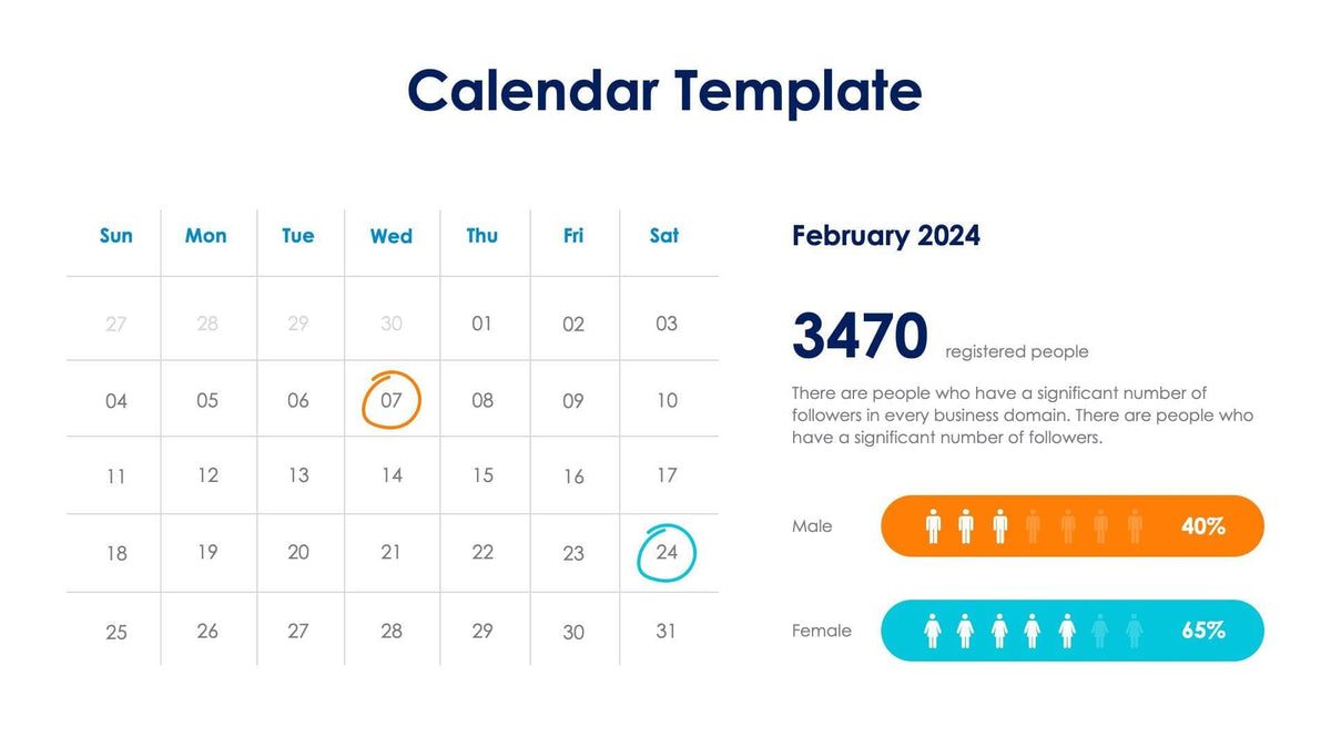 Calendar Slide Template S11012213 – Infografolio