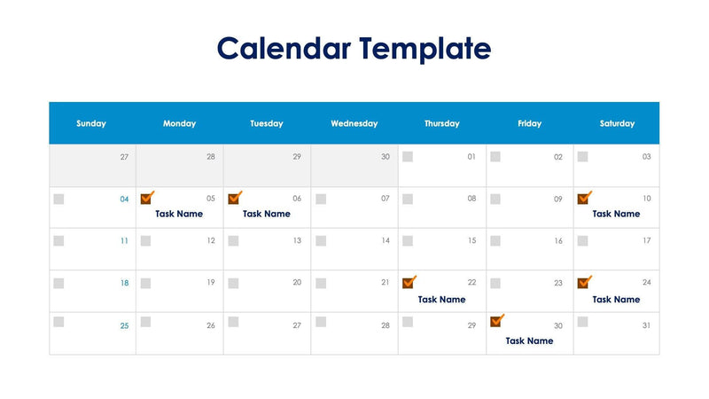 Calendar Slides – Infografolio