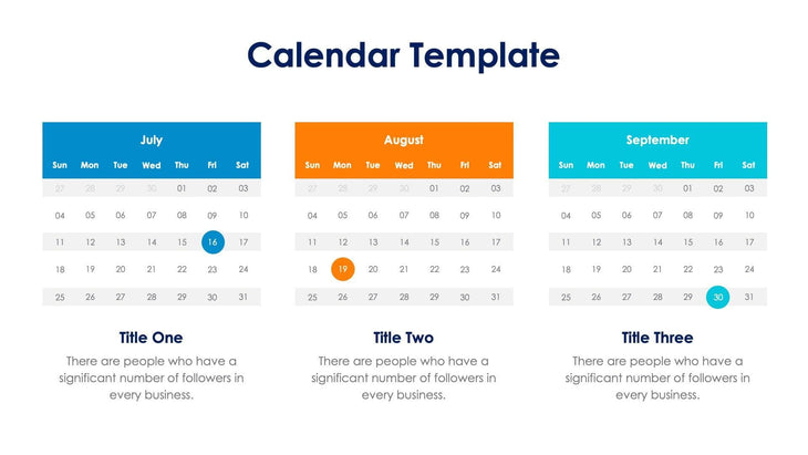 Calendar Slide Template S11012217 – Infografolio