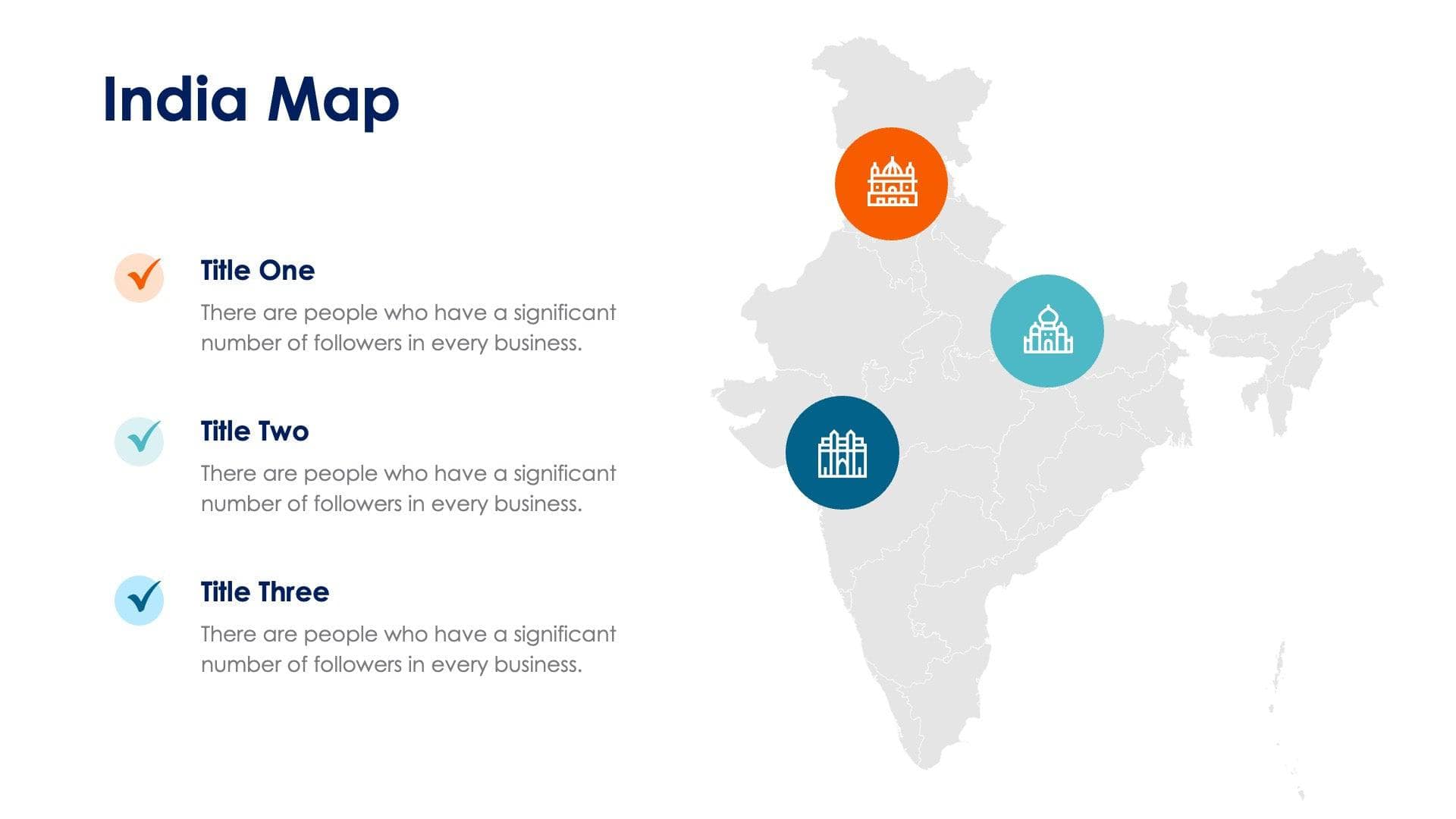 India Map Infographic Slide Template S04112201 | Infografolio