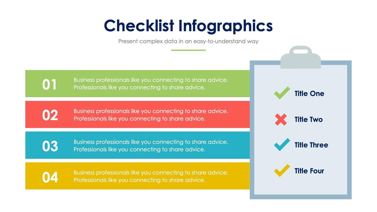 Checklist Slide Infographic Template S02142205 – Infografolio