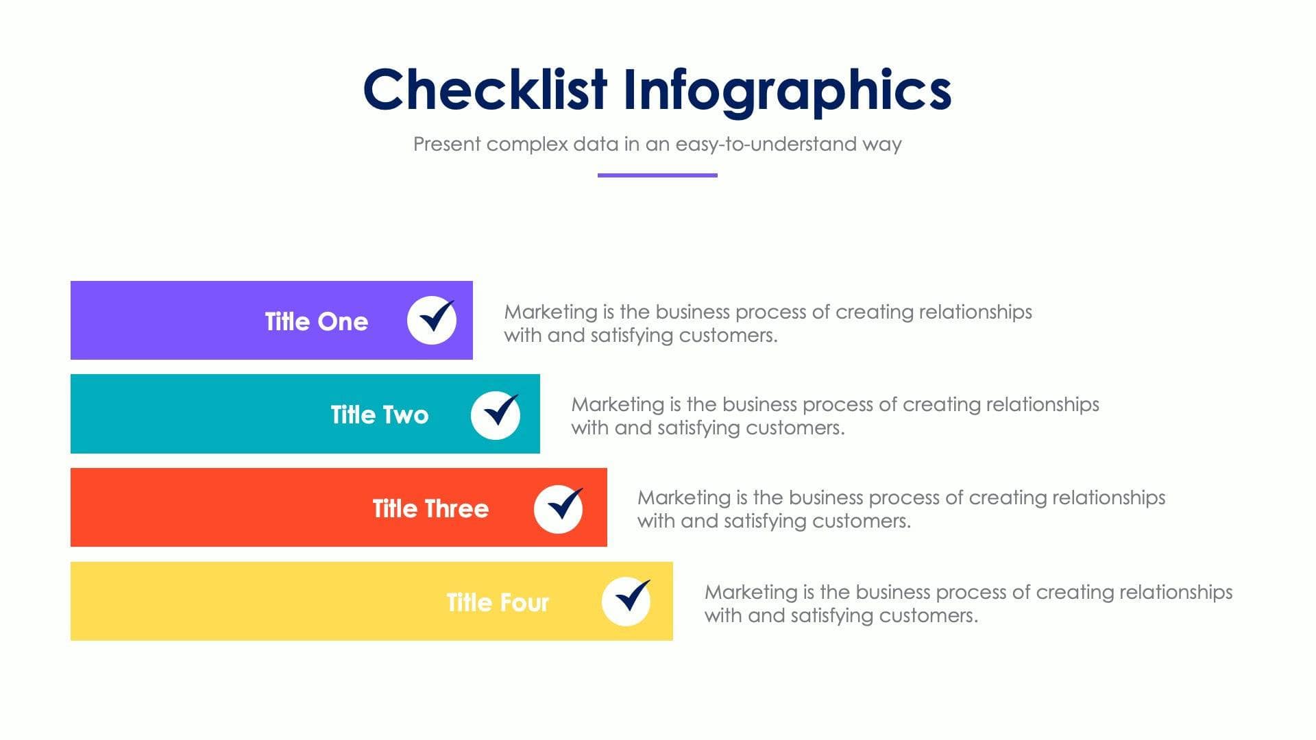 Checklist Slide Infographic Template S02142213 | Infografolio