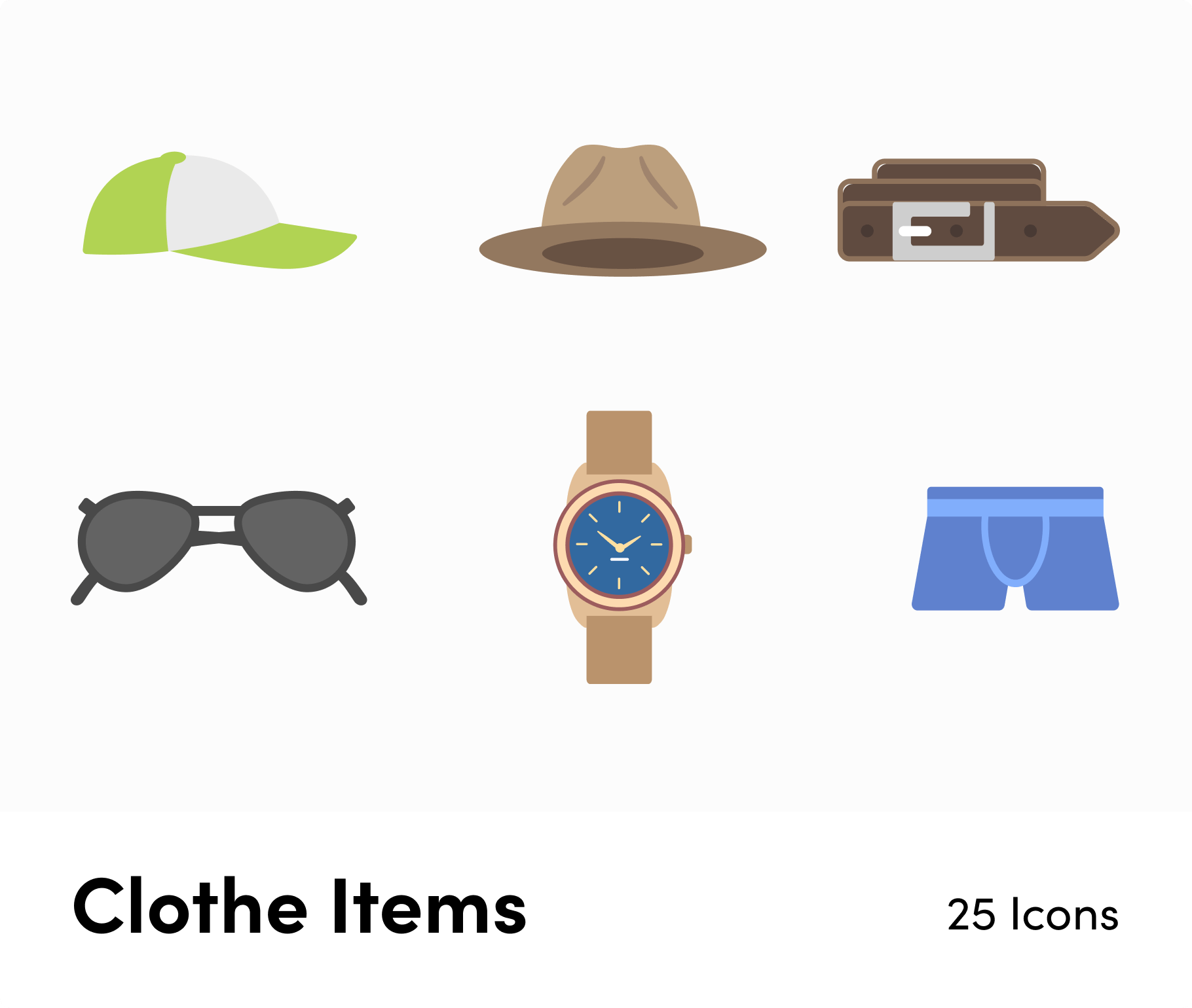 Clothe-Items-Flat-Vector-Icons Icons Clothe Items Flat Vector Icons S02142204 powerpoint-template keynote-template google-slides-template infographic-template