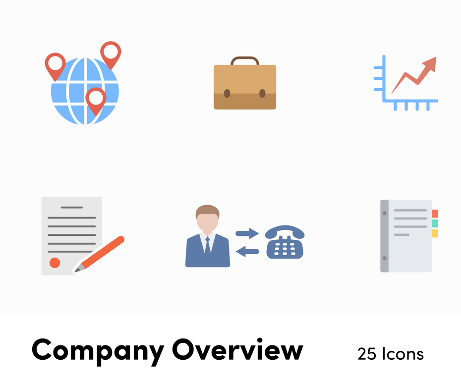 Company Overview Flat Vector Icons S11262101-Icons-Company-Overview-Vector-Icons-Powerpoint-Keynote-Google-Slides-Adobe-Illustrator-Infografolio