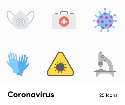Coronavirus-Flat-Vector-Icons Icons Coronavirus Flat Vector Icons S02142202 powerpoint-template keynote-template google-slides-template infographic-template