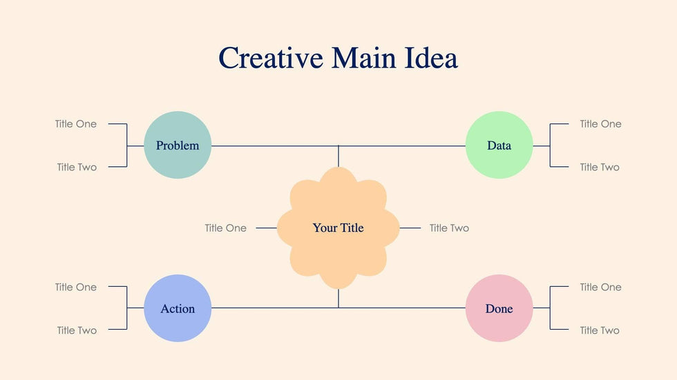 Creative-Flowchart-Slides Slides Creative Main Idea Slide Infographic Template S08122201 powerpoint-template keynote-template google-slides-template infographic-template