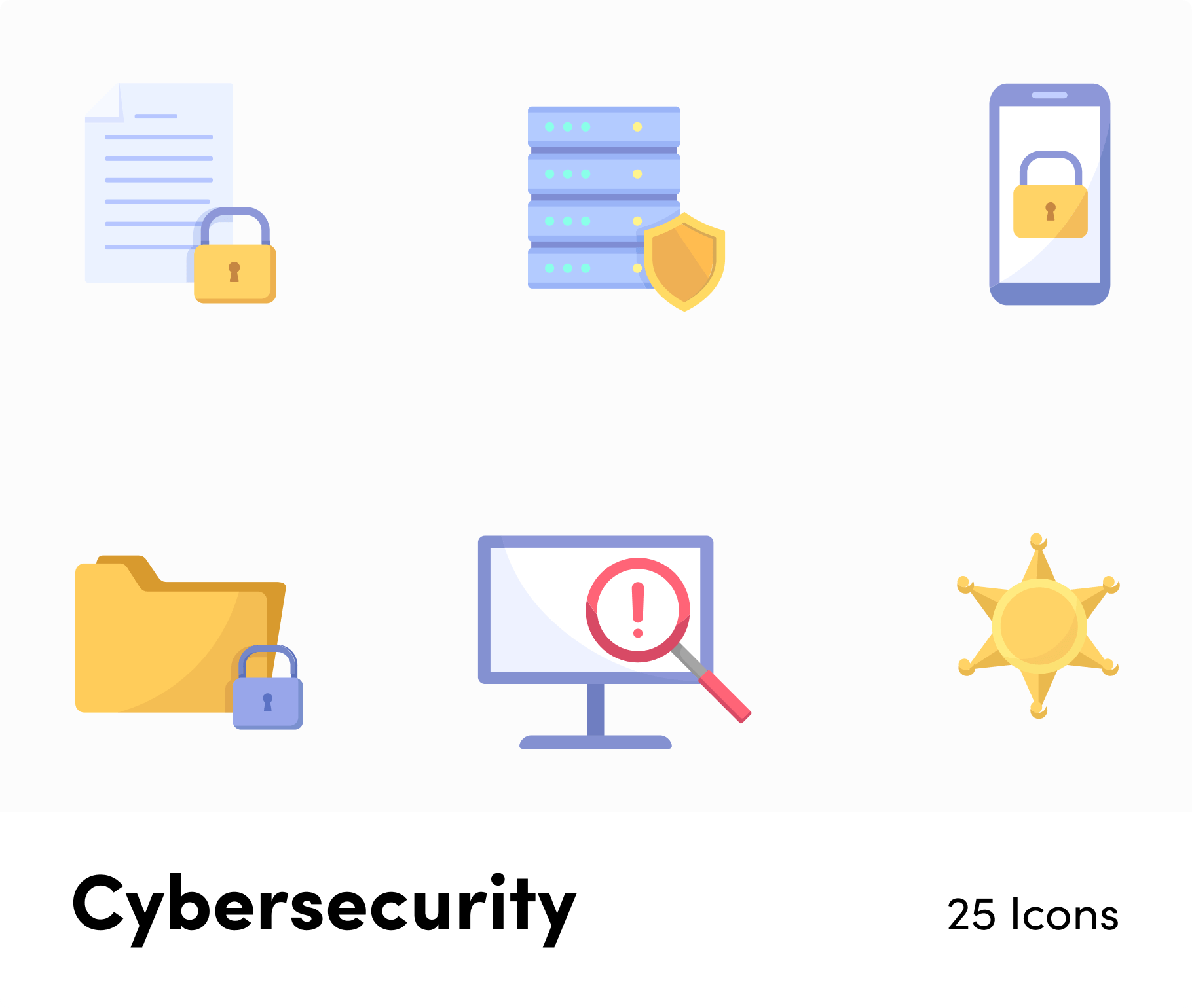 Cybersecurity Flat Vector Icons S11262101-Icons-Cybersecurity-Flat-Vector-Icons-Powerpoint-Keynote-Google-Slides-Adobe-Illustrator-Infografolio