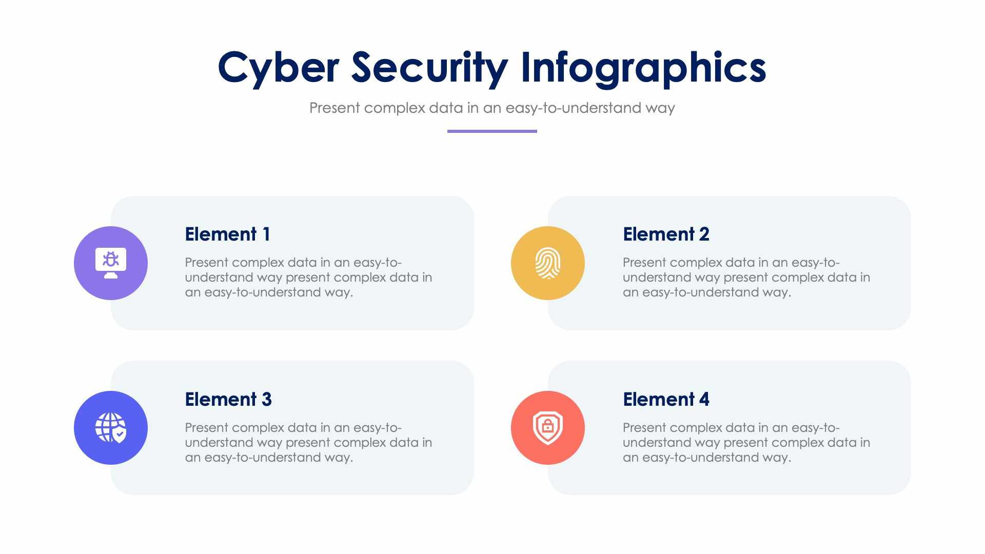 Cybersecurity Slide Infographic Template S12202103 | Infografolio