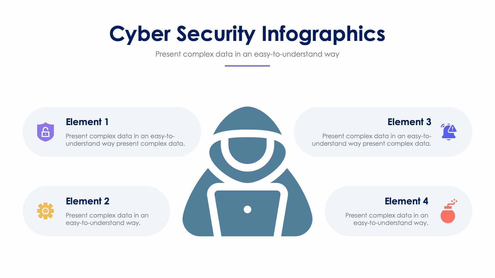 Cybersecurity Slide Infographic Template S12202104 | Infografolio