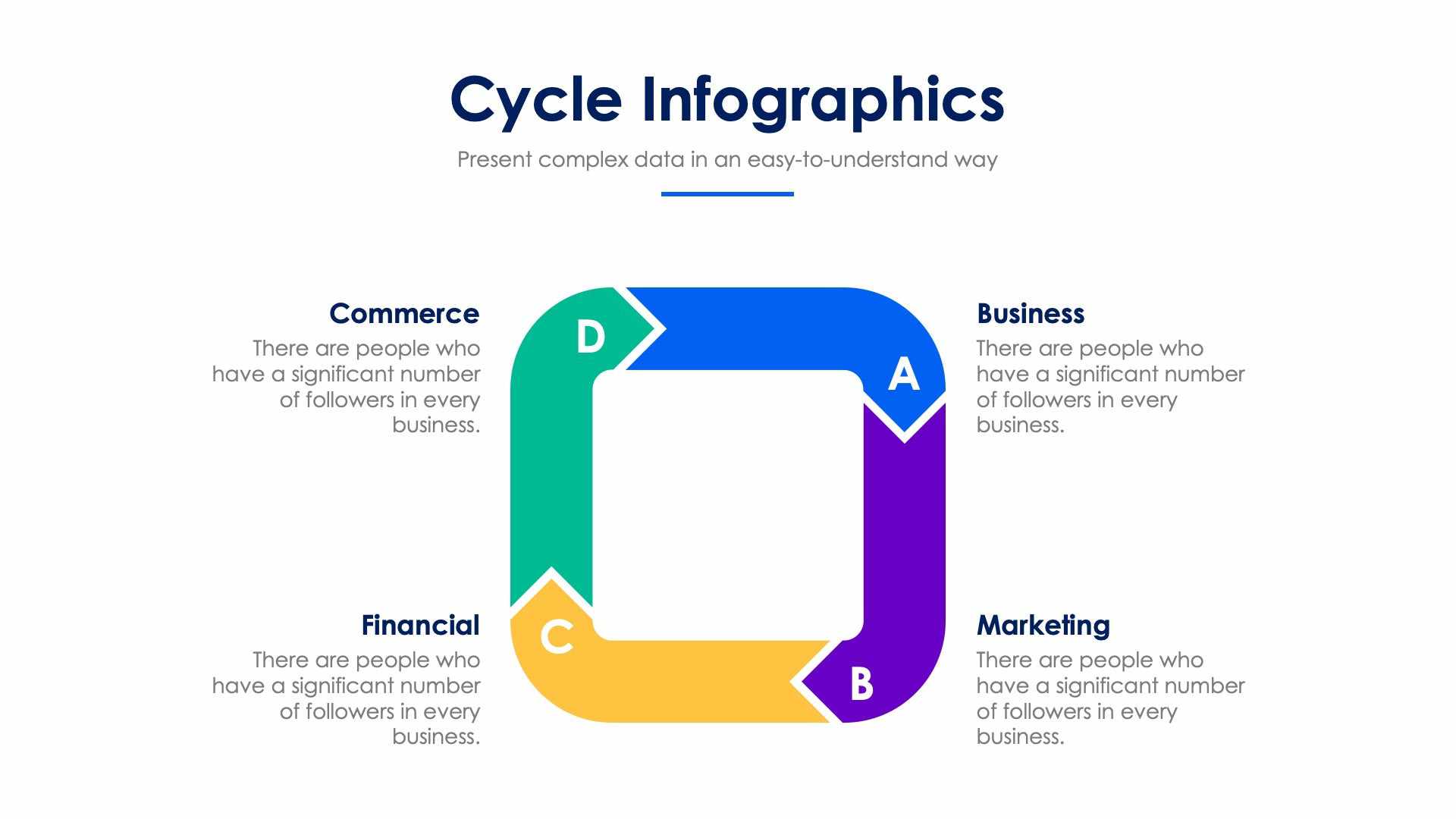 Cycle Slide Infographic Template S01142207 | Infografolio
