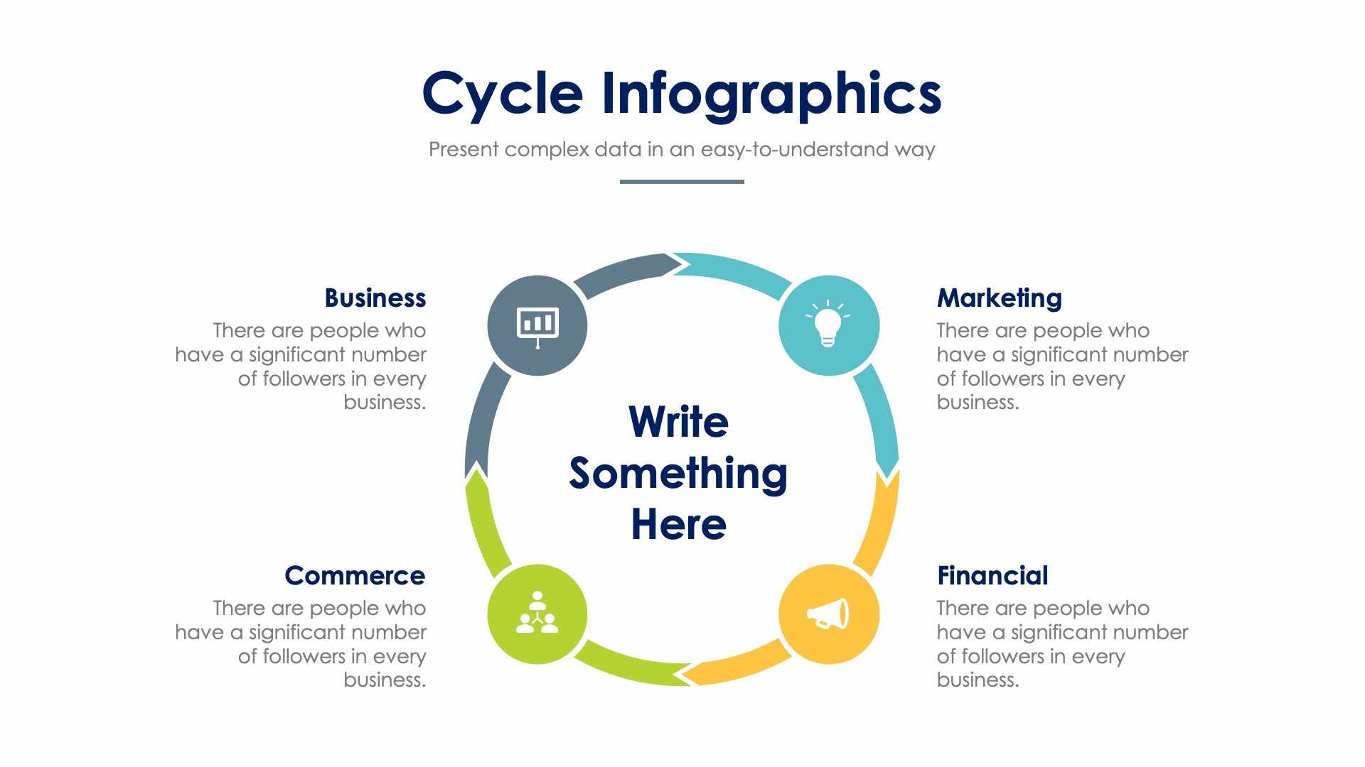 Cycle Slide Infographic Template S01142214 | Infografolio