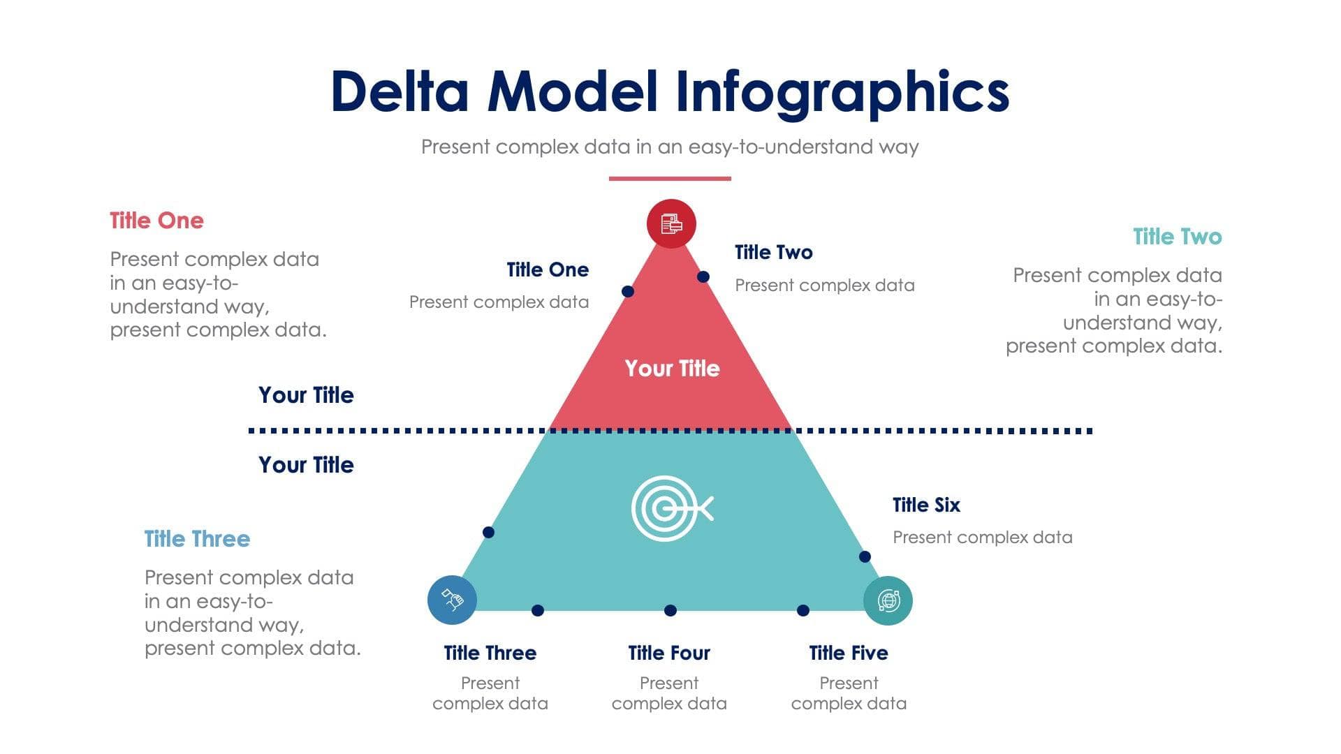 Delta Model Slide Infographic Template S06102220 | Infografolio