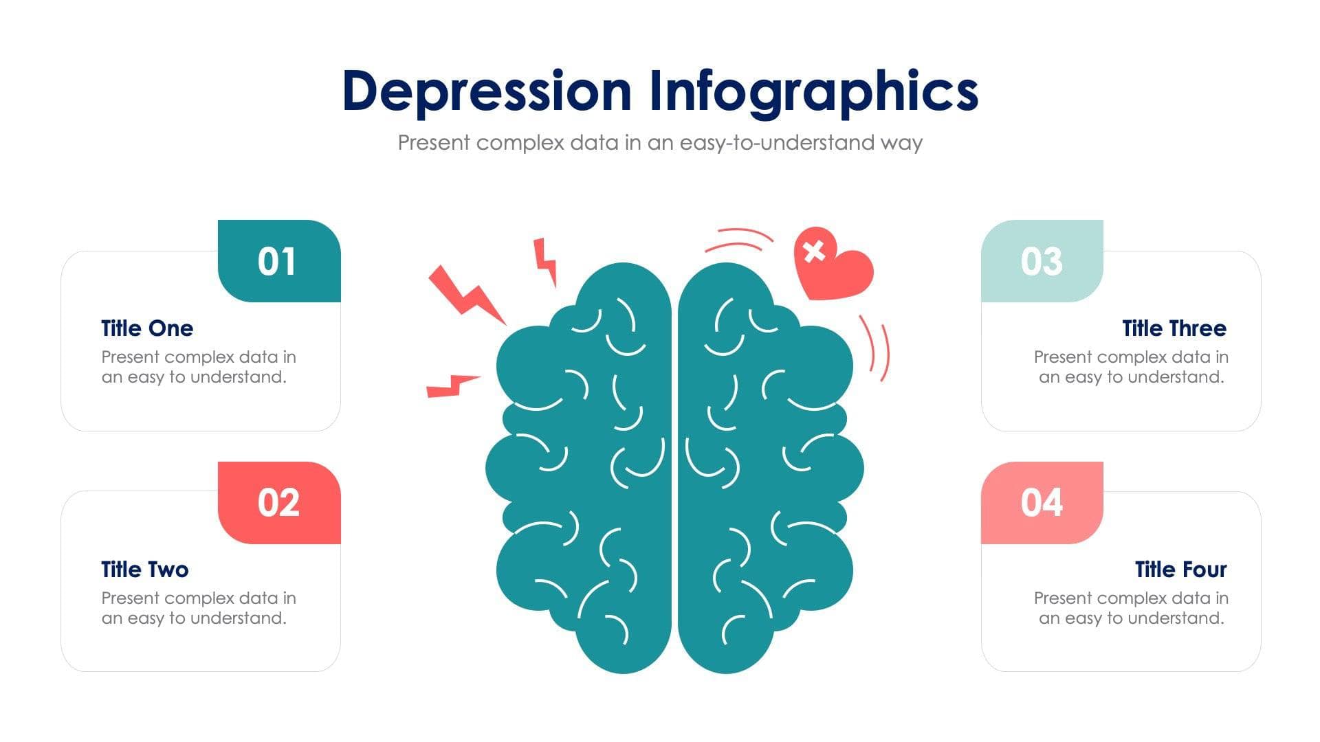 Depression Slide Infographic Template S09262207 | Infografolio