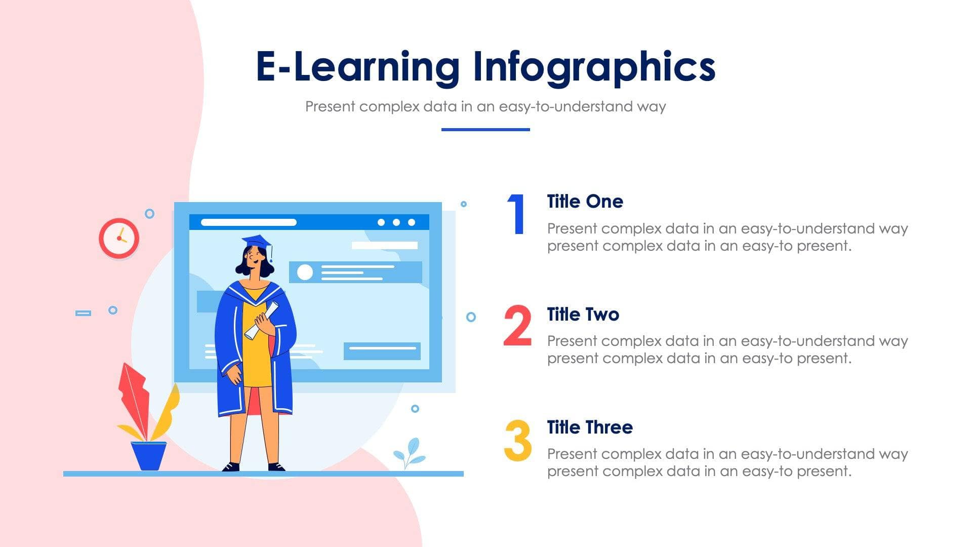 E-Learning Slide Infographic Template S04182204 | Infografolio