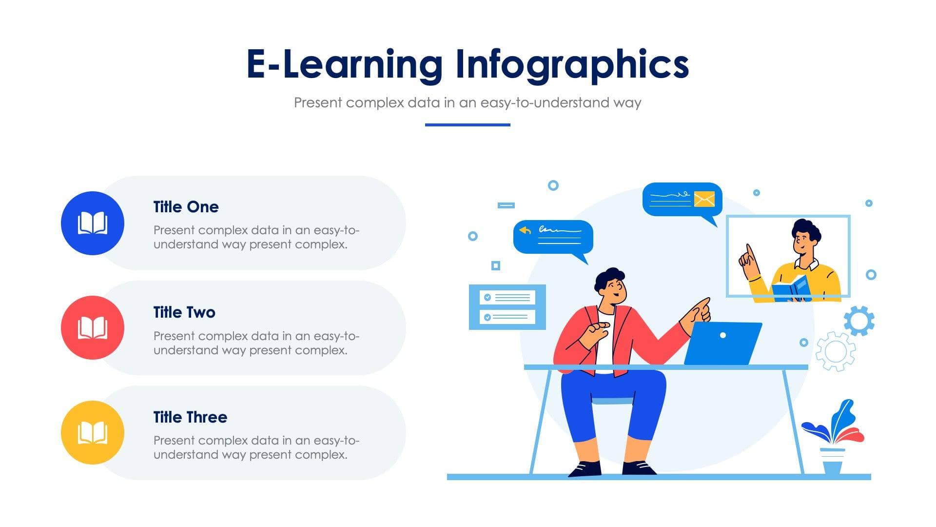 E-Learning Slide Infographic Template S04182213 | Infografolio