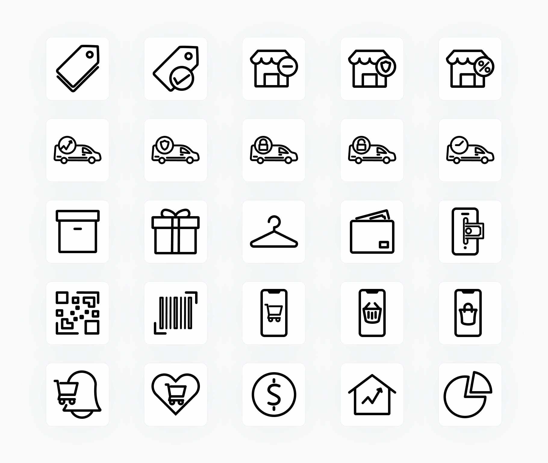 Price tag Icon, Ecommerce Business Iconpack