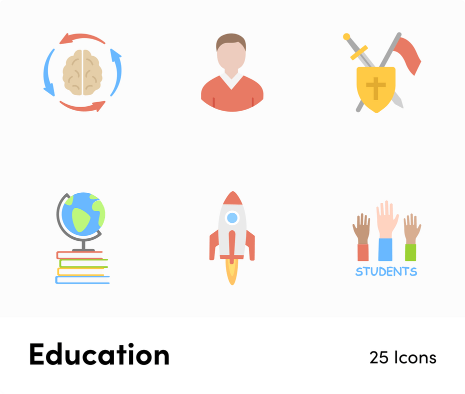 Education-Flat-Vector-Icons Icons Education Flat Vector Icons S01142208 powerpoint-template keynote-template google-slides-template infographic-template