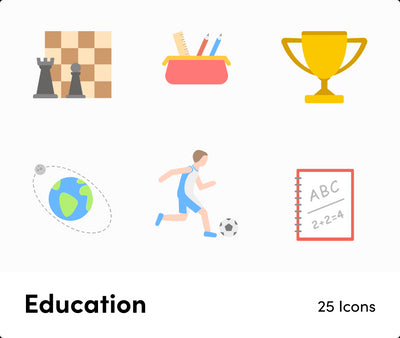 Education-Flat-Vector-Icons Icons Education Flat Vector Icons S01142213 powerpoint-template keynote-template google-slides-template infographic-template