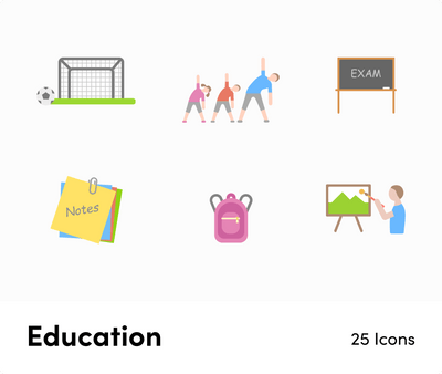 Education-Flat-Vector-Icons Icons Education Flat Vector Icons S01142215 powerpoint-template keynote-template google-slides-template infographic-template