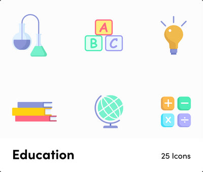 Education-Flat-Vector-Icons Icons Education Flat Vector Icons S04142202 powerpoint-template keynote-template google-slides-template infographic-template