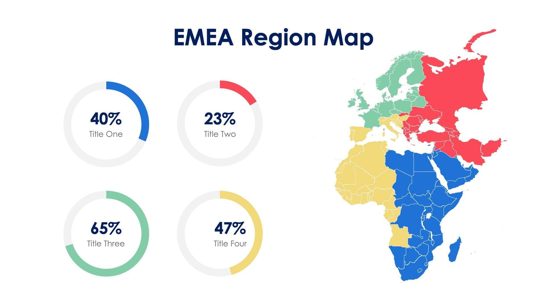 EMEA Region Map Infographic Slide Template S11012206 | Infografolio