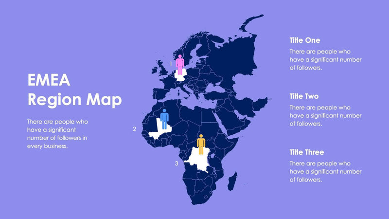 Emea Map Vector EMEA Region Map Slide Templates | Infografolio
