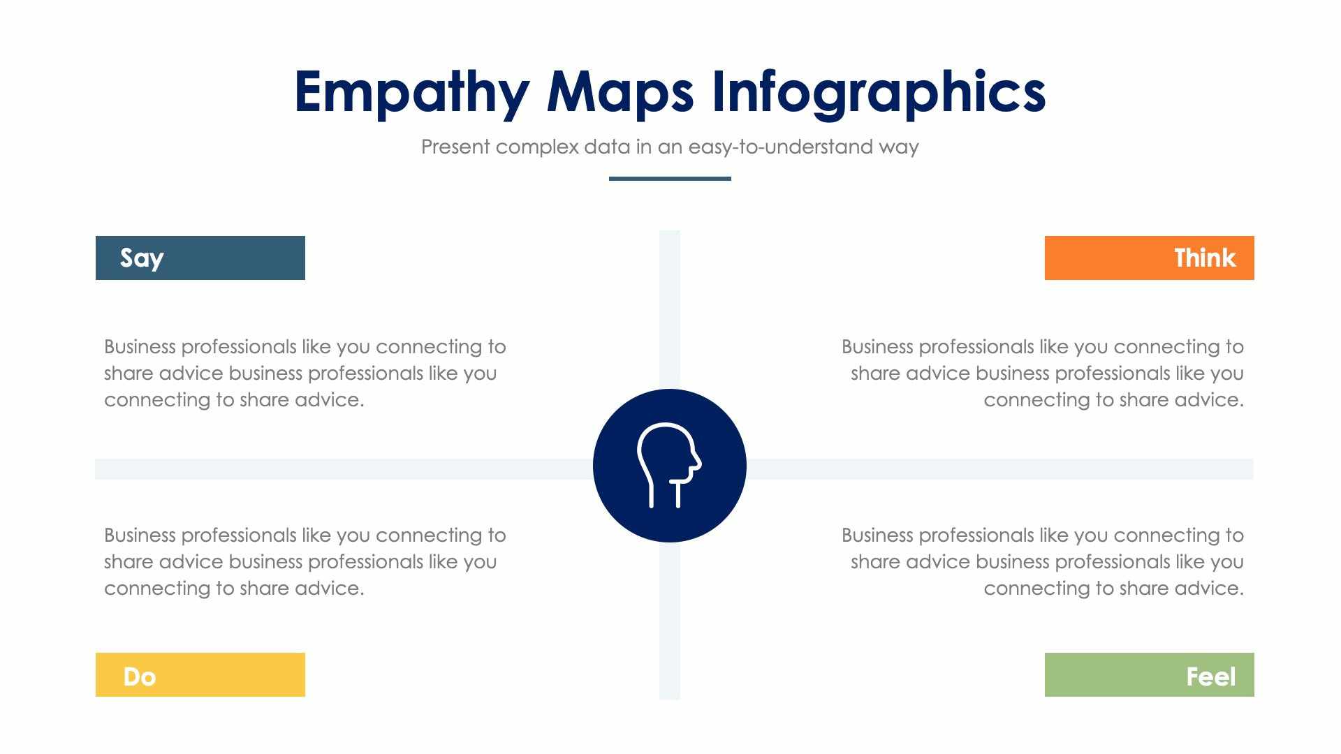 Empathy Maps Slide Infographic Template S02022201 | Infografolio