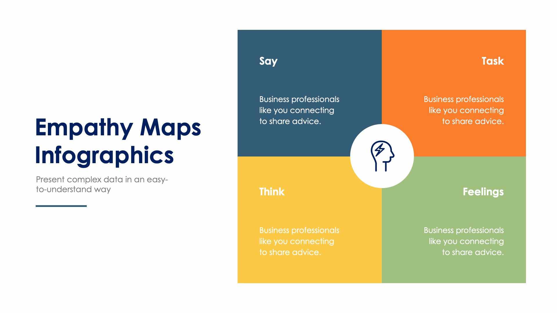 Empathy Maps Slide Infographic Template S02022202 | Infografolio