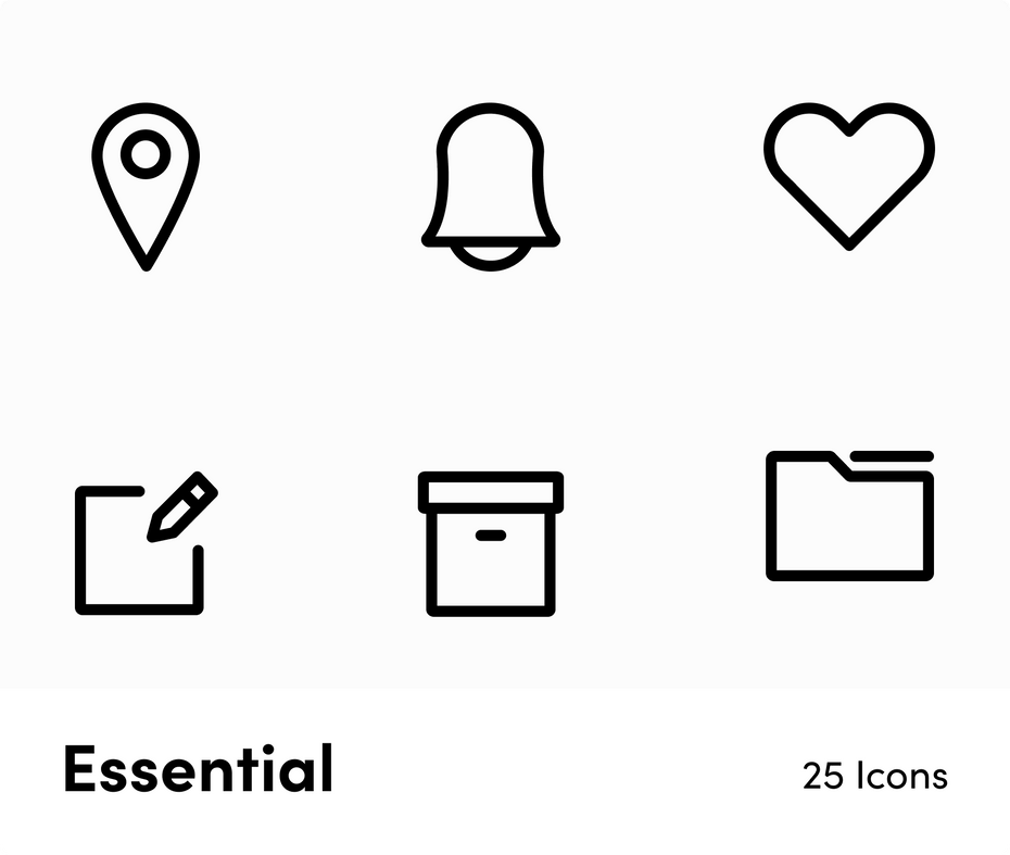 Essentials-Outline-Vector-Icons Icons Essentials Outline Vector Icons S12162101 powerpoint-template keynote-template google-slides-template infographic-template