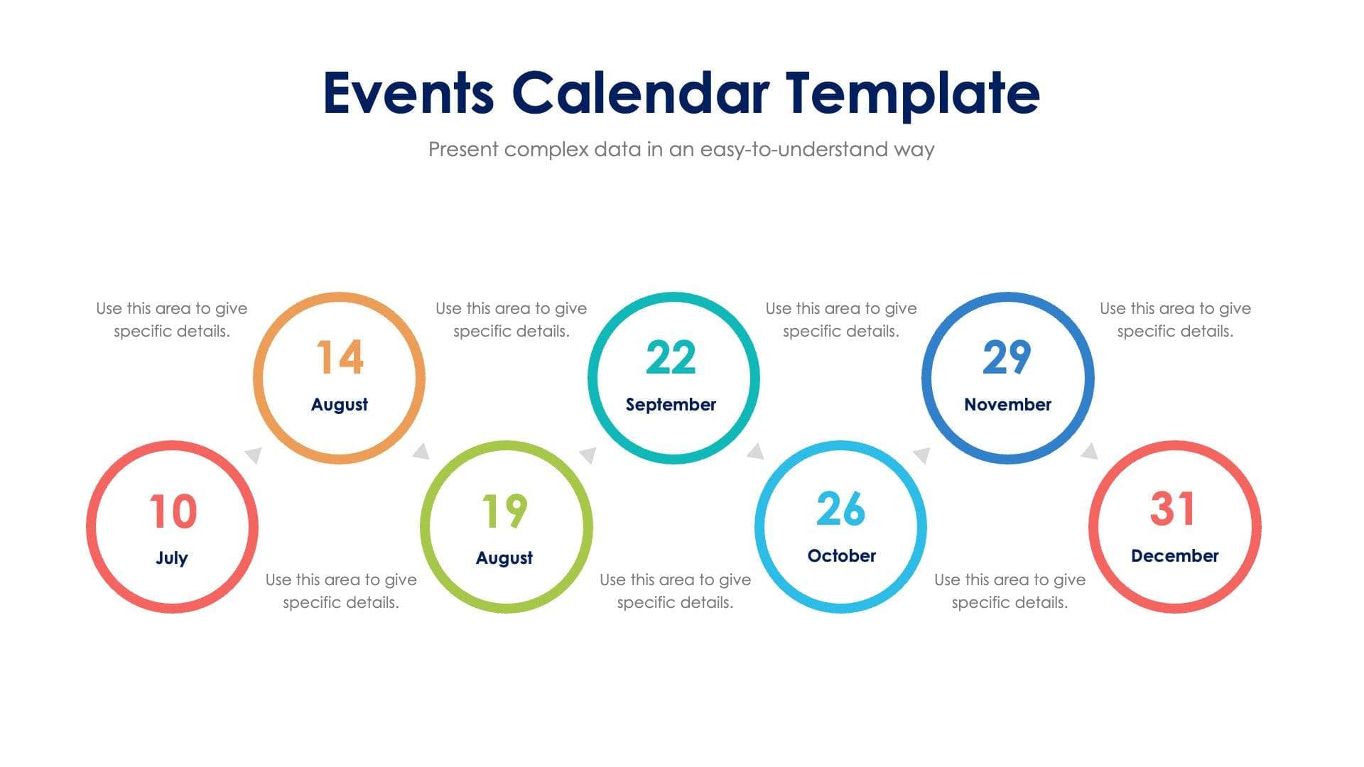 Events Calendar Infographic Slide Template S11042208 | Infografolio