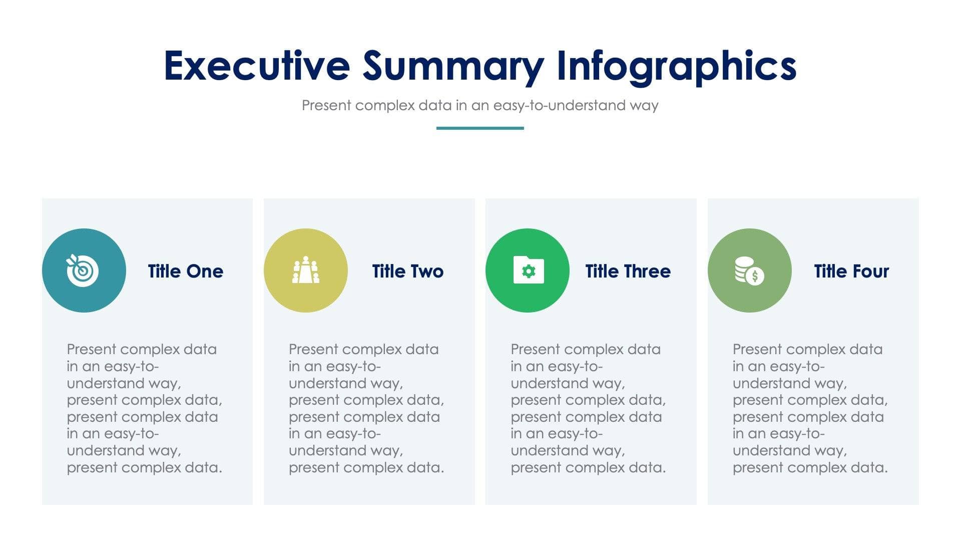 Executive Summary Slide Infographic Template S02152215 | Infografolio