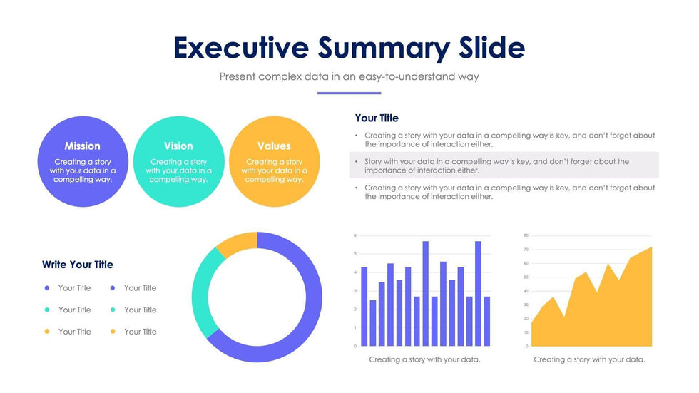 Executive Summary Slide Infographic Template S07252207 | Infografolio
