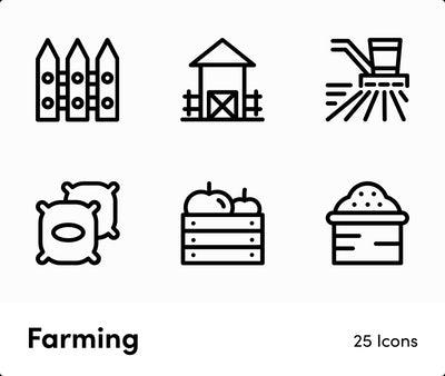 Farming-Outline-Vector-Icons Icons Farming Outline Vector Icons S12212102 powerpoint-template keynote-template google-slides-template infographic-template