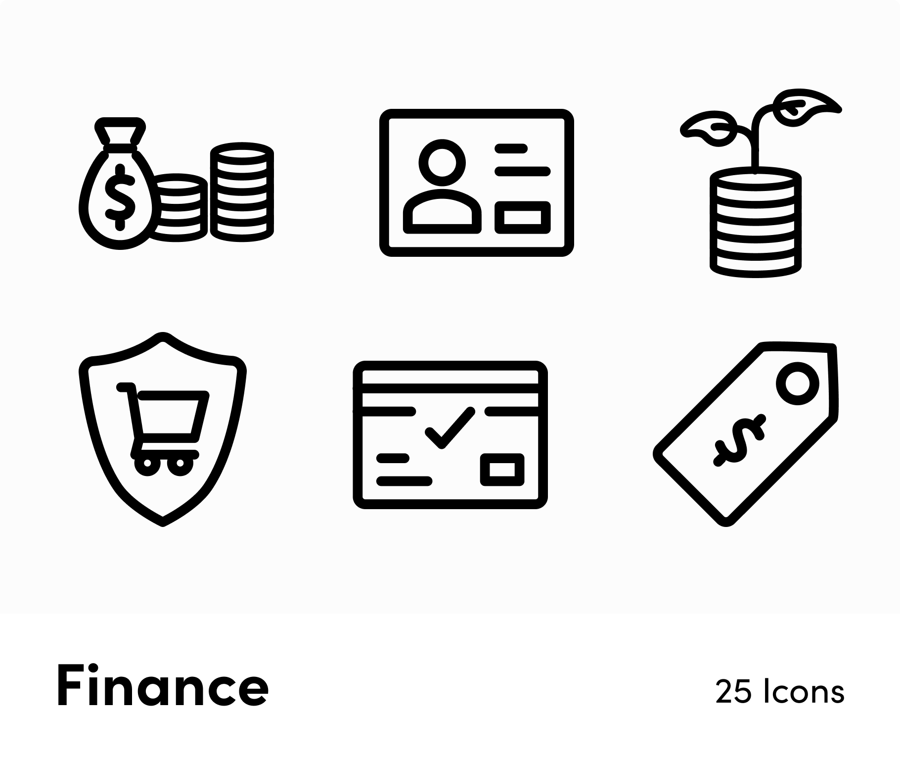 Finance-Outline-Vector-Icons Icons Finance Outline Vector Icons S12162103 powerpoint-template keynote-template google-slides-template infographic-template