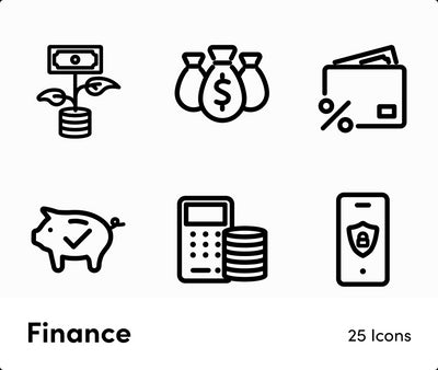 Finance-Outline-Vector-Icons Icons Finance Outline Vector Icons S12162104 powerpoint-template keynote-template google-slides-template infographic-template