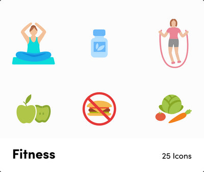 Fitness Flat Vector Icons S12082101-Icons-Fitness-Flat-Vector-Icons-Powerpoint-Keynote-Google-Slides-Adobe-Illustrator-Infografolio