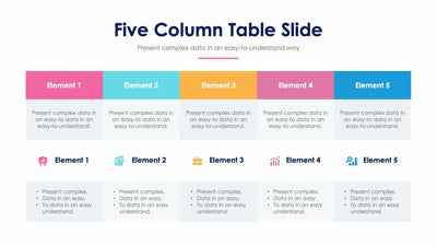 Five Column Table-Slides Slides Five Column Table Slide Infographic Template S12232104 powerpoint-template keynote-template google-slides-template infographic-template