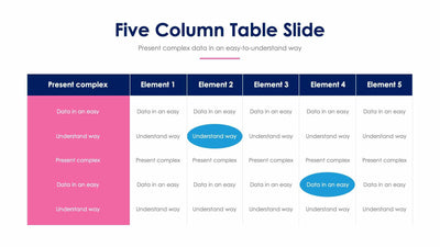 Five Column Table-Slides Slides Five Column Table Slide Infographic Template S12232107 powerpoint-template keynote-template google-slides-template infographic-template