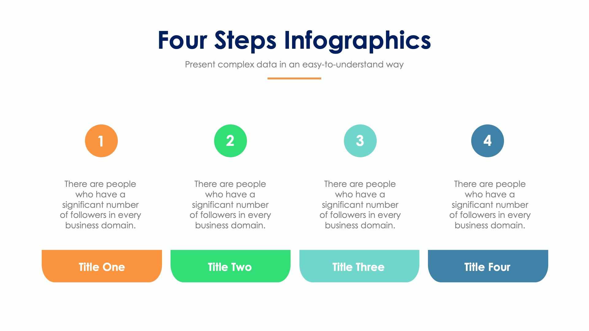 Business Four Square PowerPoint Template and keynote Slide