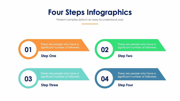 Business Four Square PowerPoint Template and keynote Slide