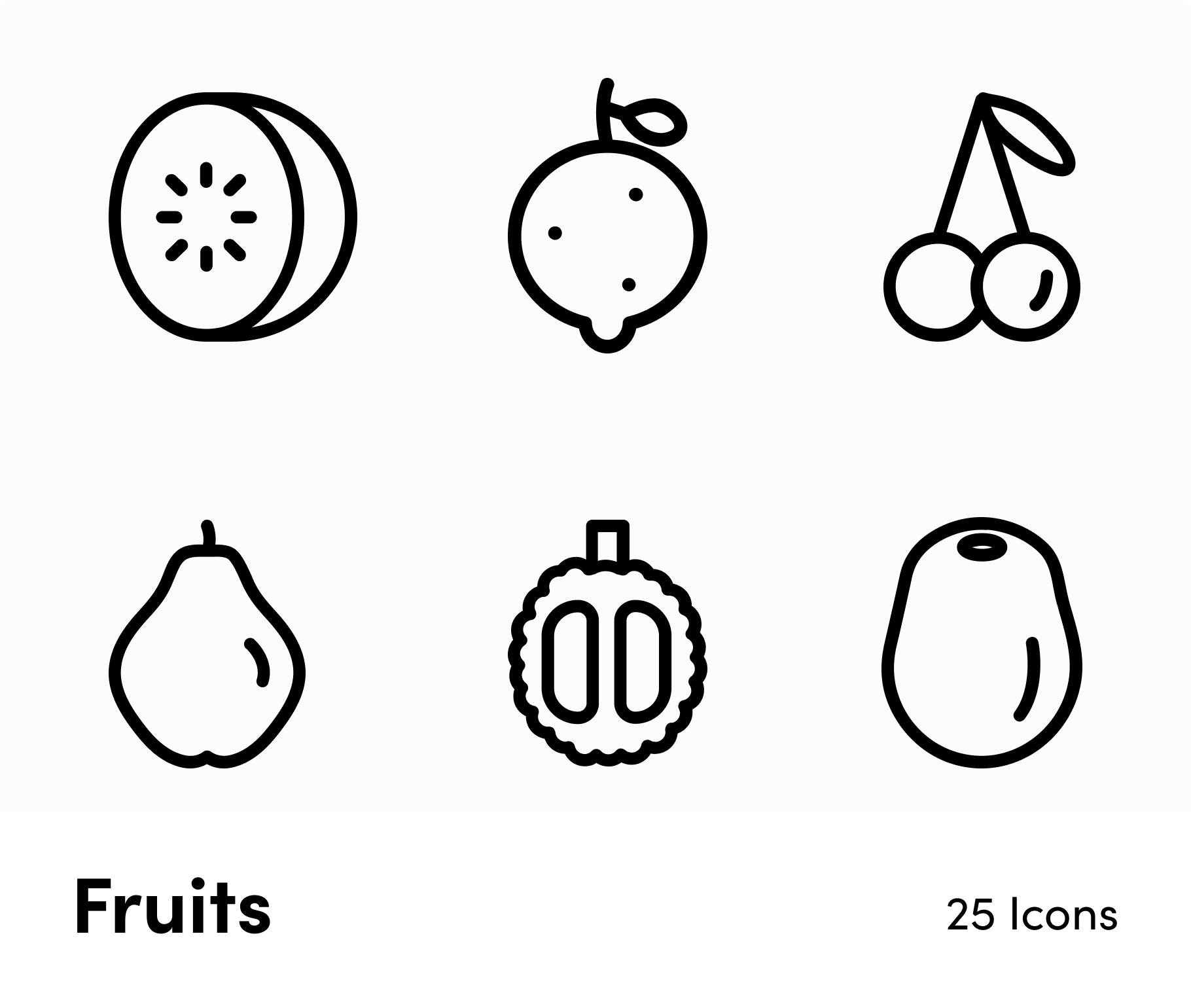 Fruits-Outline-Vector-Icons Icons Fruits Outline Vector Icons S12212102 powerpoint-template keynote-template google-slides-template infographic-template