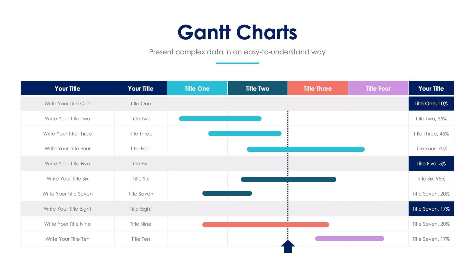 Gantt Chart Slide Infographic Template S07262201 | Infografolio