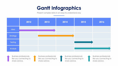 Gantt Chart Slides – Infografolio