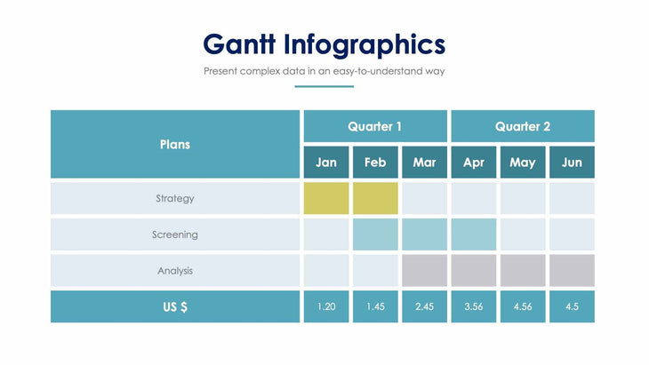 Gantt Chart Slide Infographic Template S12032111-Slides-Gantt Chart-Slides-Powerpoint-Keynote-Google-Slides-Adobe-Illustrator-Infografolio