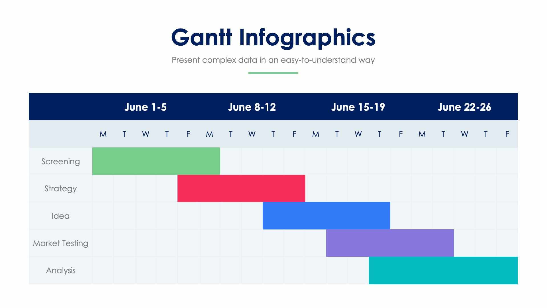 Gantt Slide Infographic Template S01192209 | Infografolio