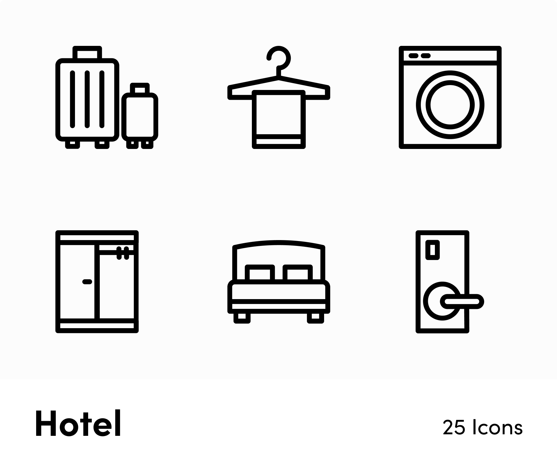 Hotel-Outline-Vector-Icons Icons Hotel Outline Vector Icons S12212102 powerpoint-template keynote-template google-slides-template infographic-template