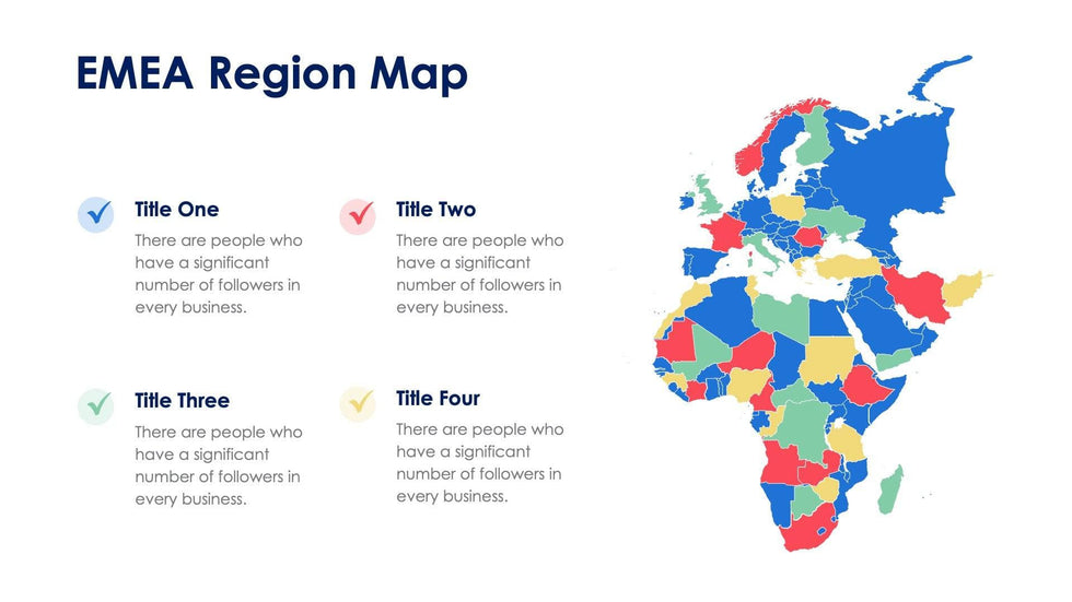 EMEA Region Map Infographic Slide Template S11012202 | Infografolio