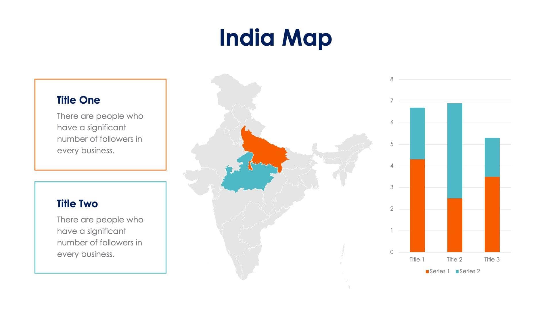 India Map Infographic Slide Template S04112204 | Infografolio