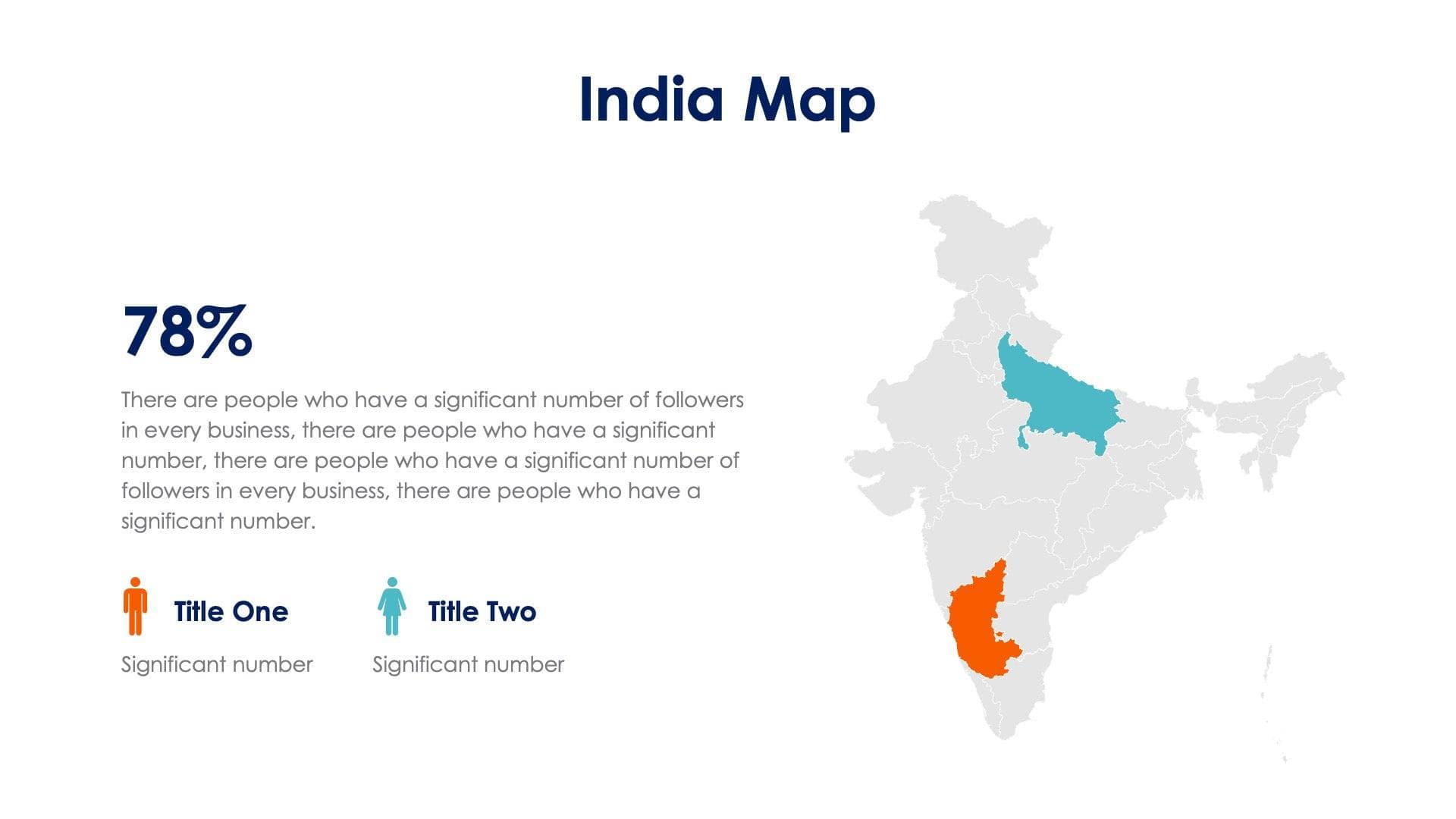 India Map Infographic Slide Template S04112206 | Infografolio