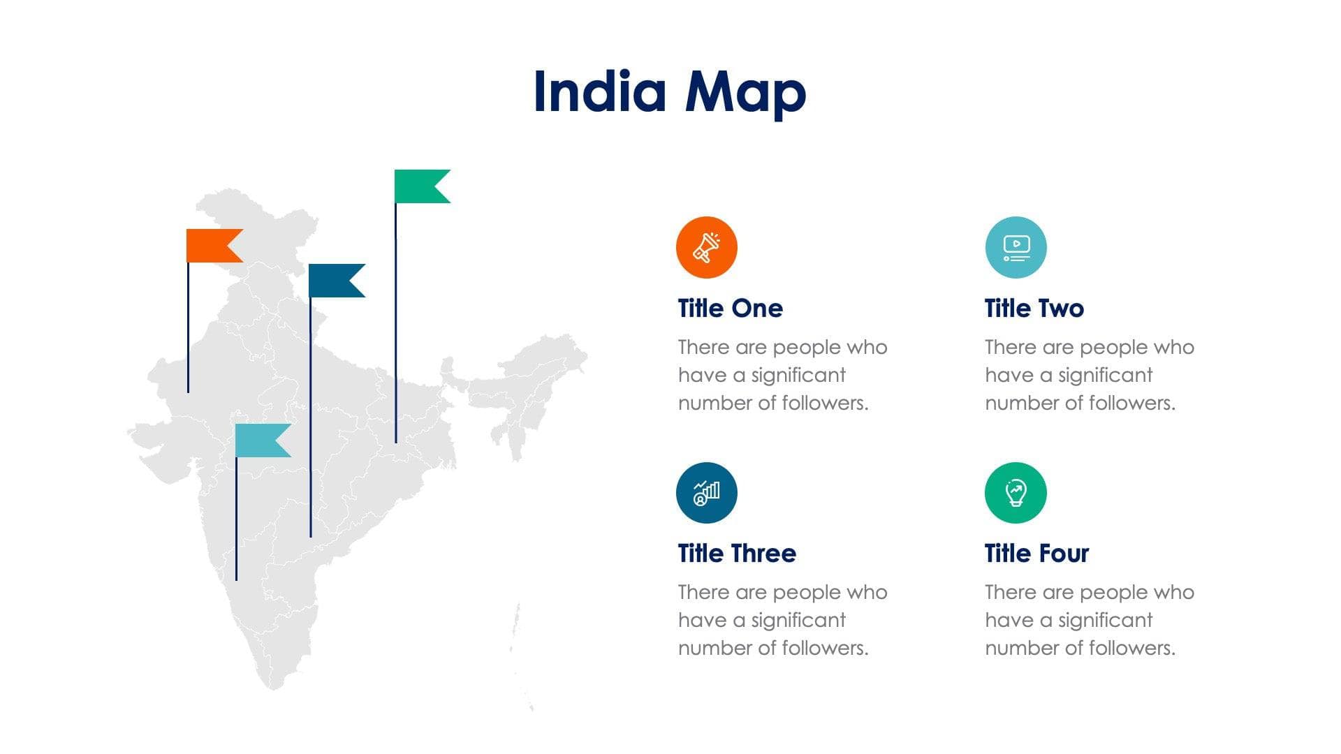 India Map Infographic Slide Template S04112207 | Infografolio